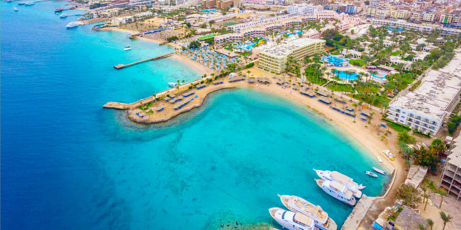 För tjugo år sedan var Hurghada en intetsägande plats i öknen vid Röda Havets strand