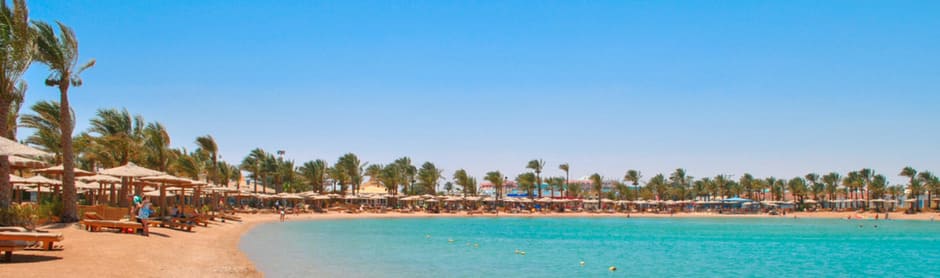 Hurghada är uppdelad i tre delområden