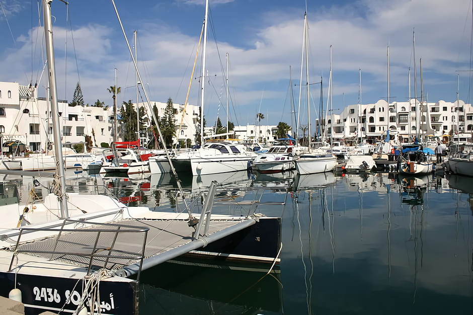 Port El Kantaoui är en liten ort vid staden Sousse i Tunisien