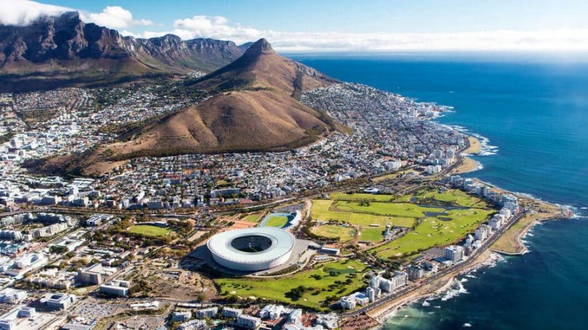 Sydafrika ligger längst ned i Afrikanska kontinenten